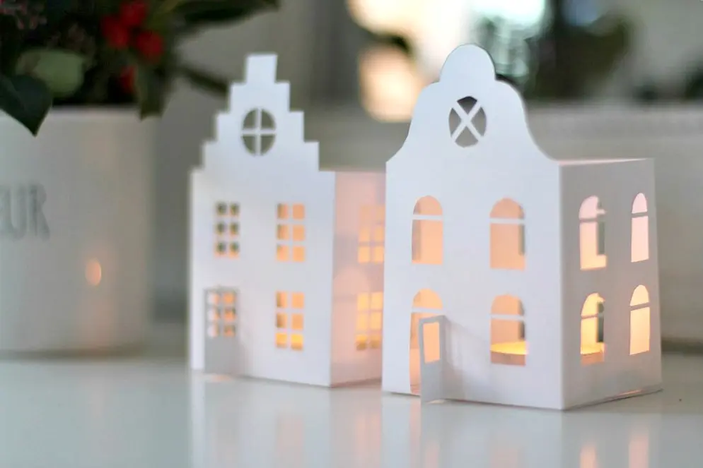 casas nórdicas papel navidad 05