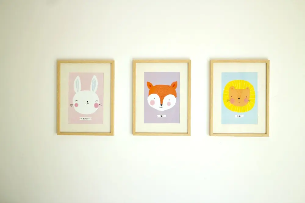 Ilustraciones bonitas para habitaciones de niños 03