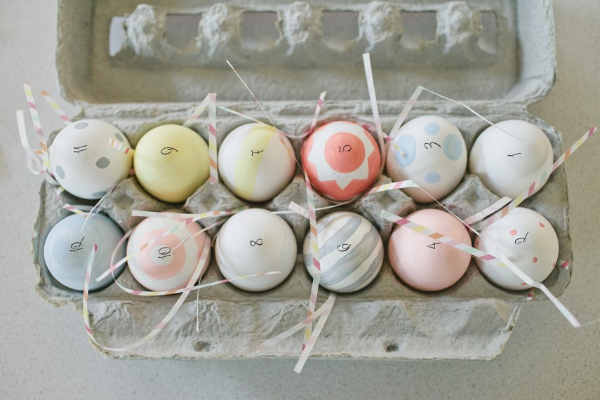 Manualidades con Huevos de Pascua decorados