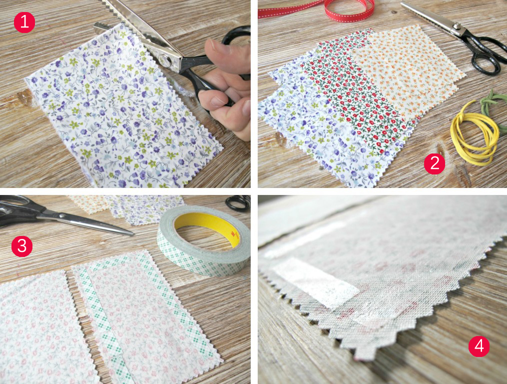 DIY Cómo hacer bolsa de tela sin coser - taller de cosas bonitas